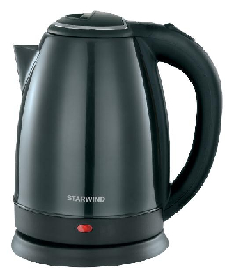 Чайник 1.8л. 1800Вт (нерж. сталь/пластик) черн. SKS2051 STARWIND 1507370