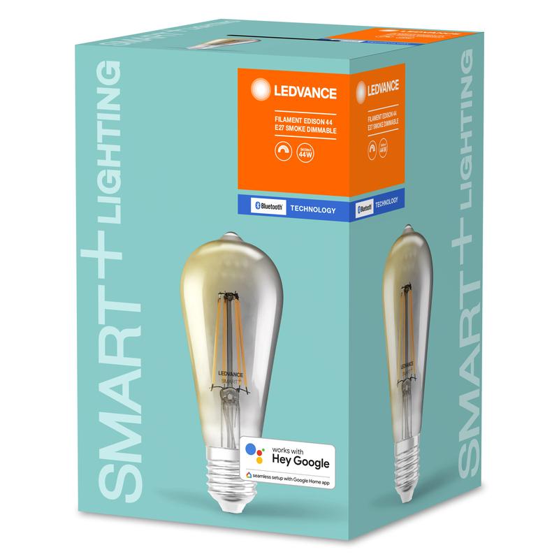 Лампа светодиодная SMART+ Filament Edison Dimmable 44 6Вт/2700К E27 LEDVANCE 4058075486140 1