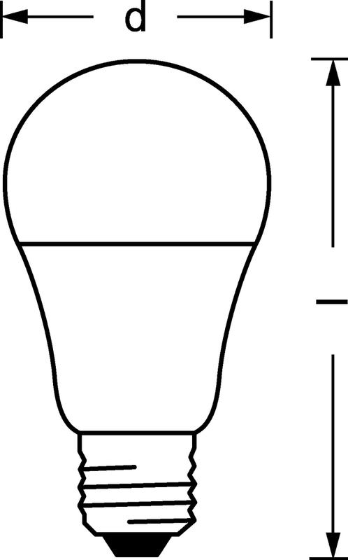Лампа светодиодная LED Value LVCLA100 12SW/865 12Вт грушевидная матовая E27 230В 10х1 RU OSRAM 4058075579064 1