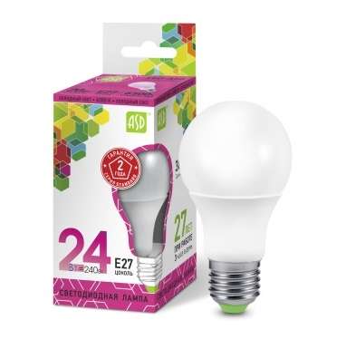 Лампа светодиодная LED-A65-standard 24Вт грушевидная 230В E27 6500К 2160Лм ASD 4690612014289