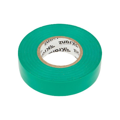 Изолента ПВХ профессиональная 0.18х19мм 20м зел. Kranz KR-09-2803
