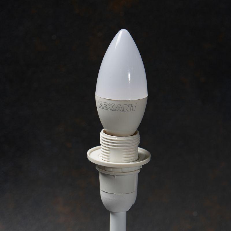 Лампа светодиодная 7.5Вт CN свеча 4000К нейтр. бел. E14 713лм Rexant 604-018 2