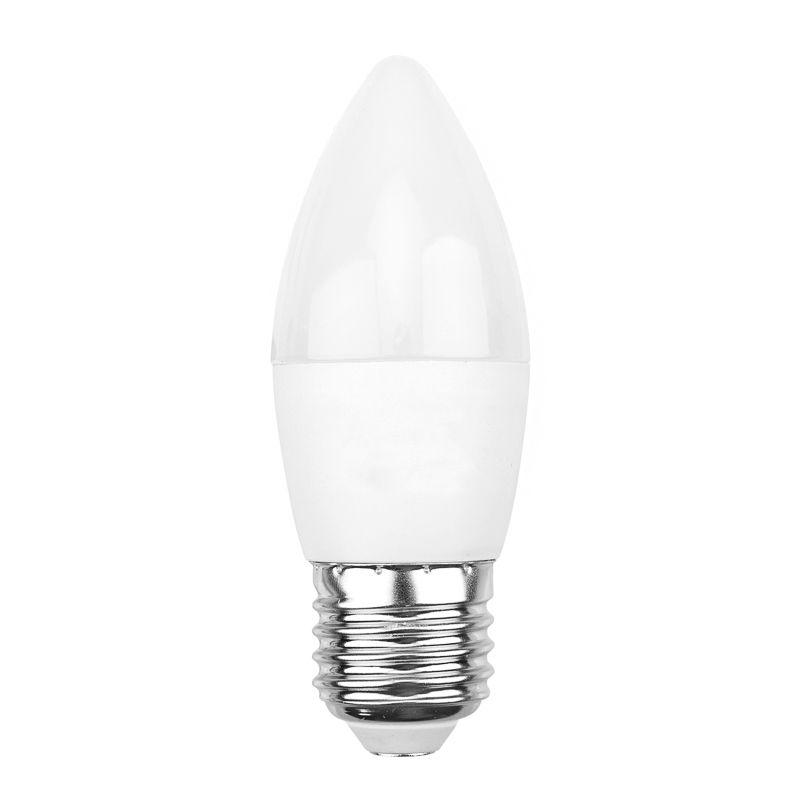 Лампа светодиодная 7.5Вт CN свеча 4000К нейтр. бел. E27 713лм Rexant 604-021 3
