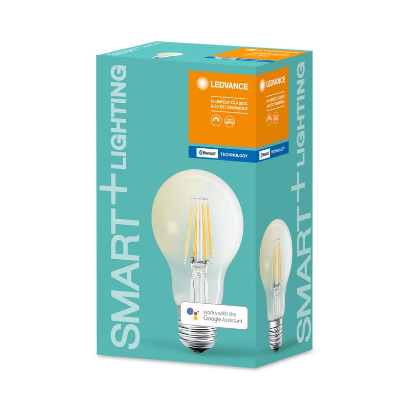 Лампа светодиодная SMART+ Filament Classic Dimmable 60 6Вт/2700К E27 LEDVANCE 4058075208551 1
