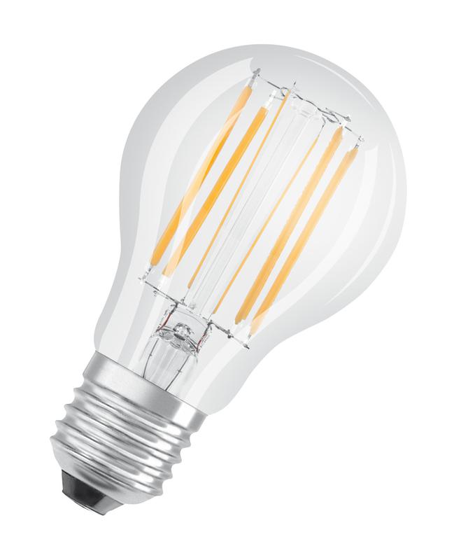 Лампа светодиодная филаментная LED STAR CLASSIC A 75 8W/827 8Вт грушевидная 2700К тепл. бел. E27 1055лм 220-240В прозр. стекл. OSRAM 4058075055339 1