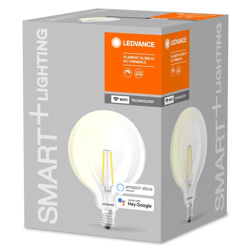 Лампа светодиодная SMART+ Filament Globe Dimmable 60 5.5Вт E27 LEDVANCE 4058075528291 1