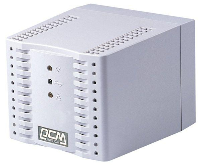 Стабилизатор напряжения TCA-1200 600Вт 1200В.А бел. POWERCOM 95255