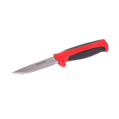 Нож строительный нержавеющая сталь лезвие 90мм Rexant 12-4922