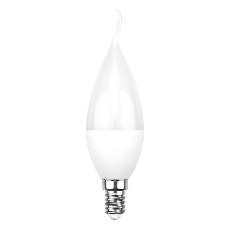 Лампа светодиодная 7.5Вт Свеча на ветру (CW) 2700К тепл. бел. E14 713лм Rexant 604-045 3