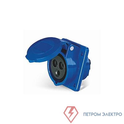 Розетка стационарная СП PPC 413 16А 3п 2Р+РЕ 220В IP44 Pro JazzWay 5072930