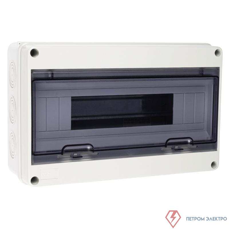 Бокс модульный накладной PDB/W 4015 GR (ЩРН-ПГ-15) IP65 пластик. Pro JazzWay 5072107