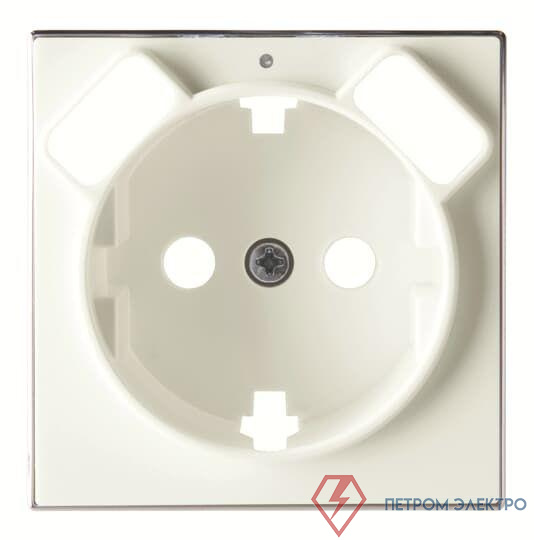 Накладка для розетки SCHUKO с 2хUSB ЗУ арт.8188.3 SKY бел. ABB 2CLA858830A1101