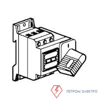 Выключатель Vistop 3P 32А фронт. прив. черн. Leg 022500