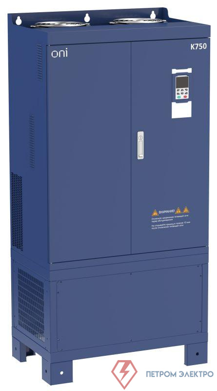 Преобразователь частоты K750 380В 3Ф 355-400кВт 650-725А ONI K750-33-355400RM