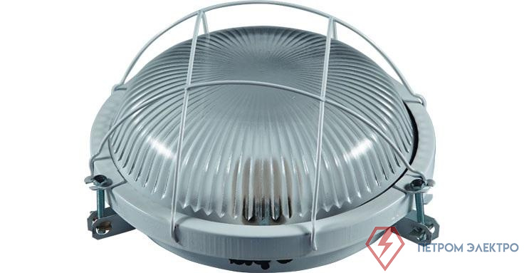 Светильник НПП 03-100-006 100Вт E27 IP65 промышленный накладной с решеткой Владасвет СТЗ 10120