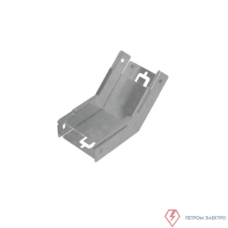 Угол для лотка вертикальный внутренний 45град. 100х50 "ПЛЮС" NLplus45-50-100 INOX304 КМ PL5613