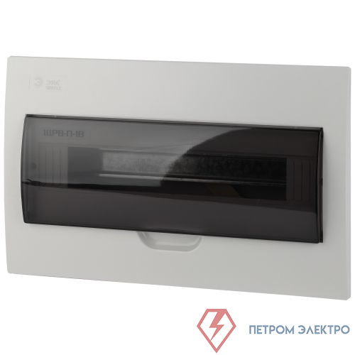 Бокс встраиваемый ЩРВ-П-18 18мод. IP41 пластик SIMPLE NO-box_simple-plastic_18_flush BOXF18 Эра Б0041515