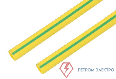 Трубка термоусадочная 35.0/17.5 1м желт./зел. Rexant 23-5008
