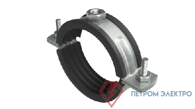 Хомут для высоких нагрузок с изоляцией с гайкой М16 для труб d6дюйм DKC BHH21600