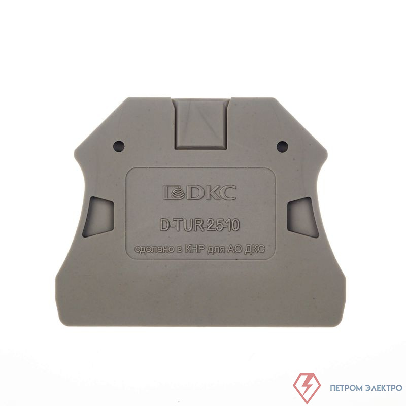 Изолятор торцевой для клемм TUR-2.5-10 сер. DKC D-TUR-2.5-10R