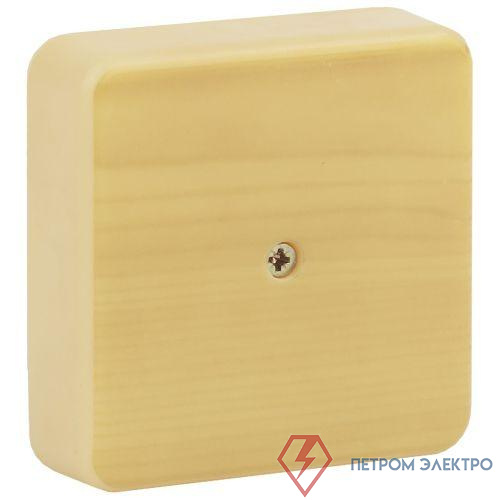 Коробка распаячная 75х75х20 (без клеммы) сосна IP40 Эра Б0031179