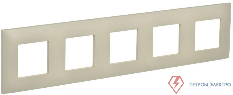 Рамка 5-м SKANDY SK-F01B беж. IEK SK-M52-K10