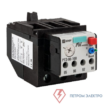 Реле тепловое РТЭ 80-100 50-63А EKF AVERES rel-80-100-50-63-av