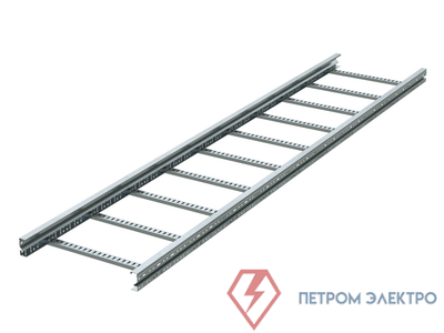 Лоток лестничный 400х100 L3000 сталь 1.5мм тяжелый (лонжерон) DKC ULM314