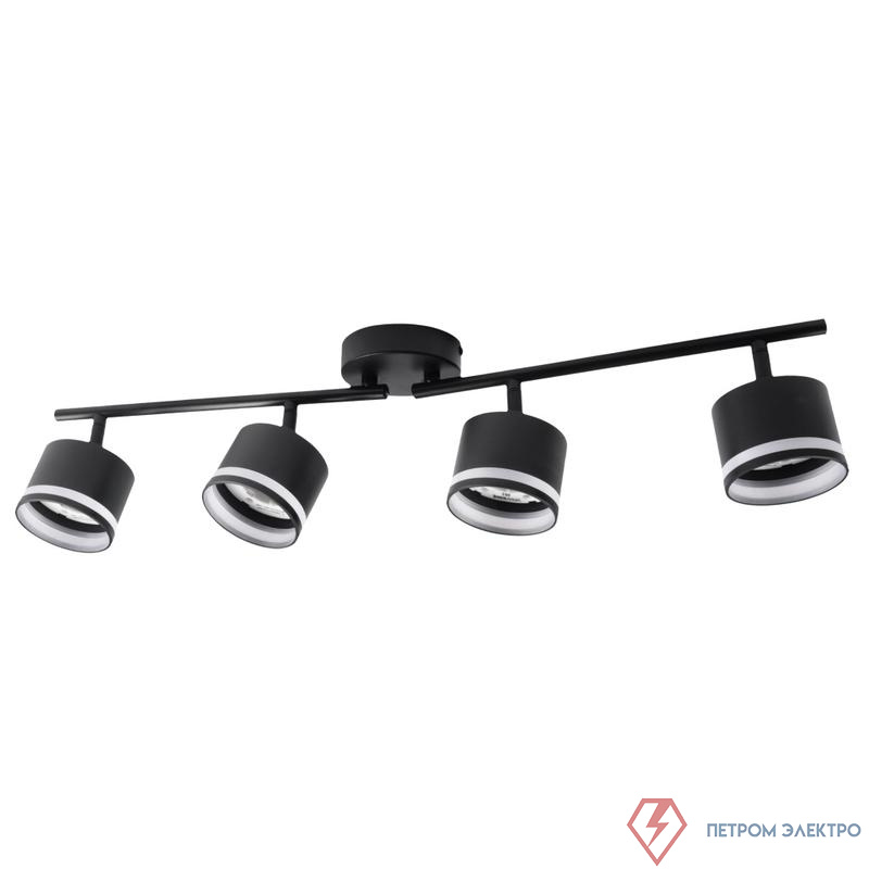 Светильник PCL-0804 max 20Вт (каждая лампа) 4xGX53 IP20 230В BL настен./потолочн. декор. под лампу JazzWay 5066922