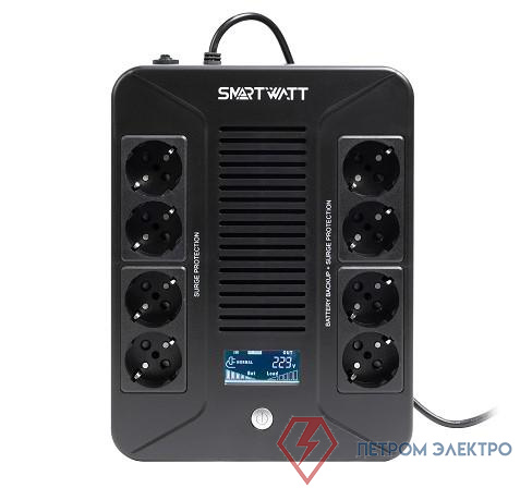 Источник бесперебойного питания UPS SAFE PRO LCD 1000  SmartWatt 3703020280003