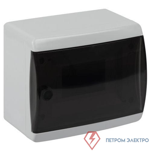 Корпус навесной ЩРН-П-6 ЭРА COMFORT IP41 прозр. крышка пластик. бел. ЭРА Б0067468