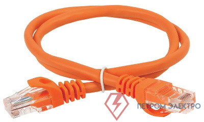 Патч-корд кат.6 UTP PVC 0.5м оранж. ITK PC07-C6U-05M