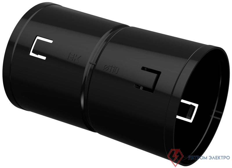 Муфта соединительная для двустенной трубы d110 ELASTA IEK CTA12D-M110-K02-R