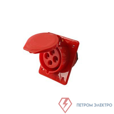 Розетка стационарная СП PPC 424 32А 4п 3Р+РЕ 380В IP44 Pro JazzWay 5073012
