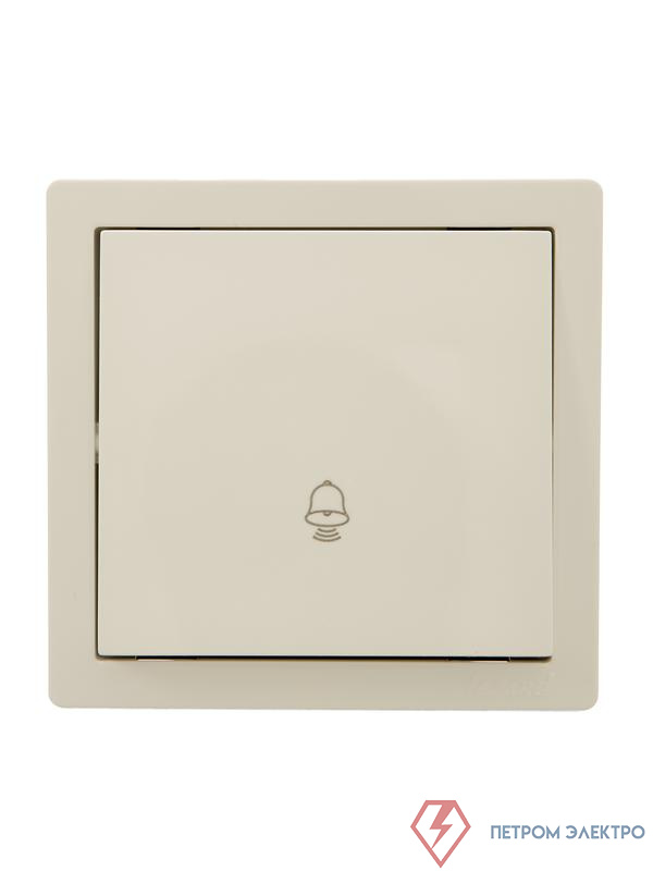 Кнопка звонка ОП LETO крем LEZARD 752-0300-103