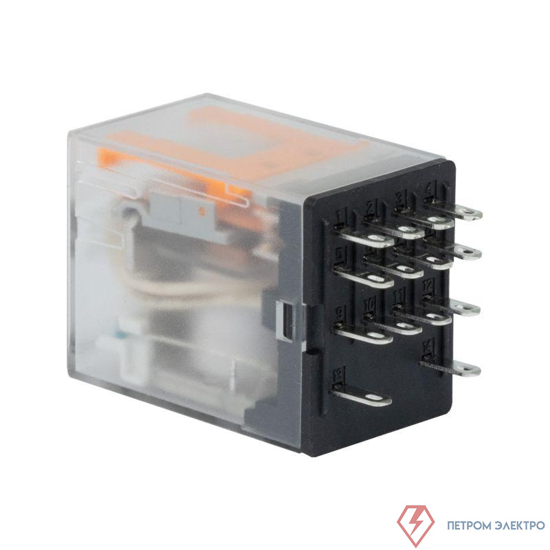 Реле одиночное 230В AC до 5А 4 прекидн. контакта DKC IR-230AC-4CO
