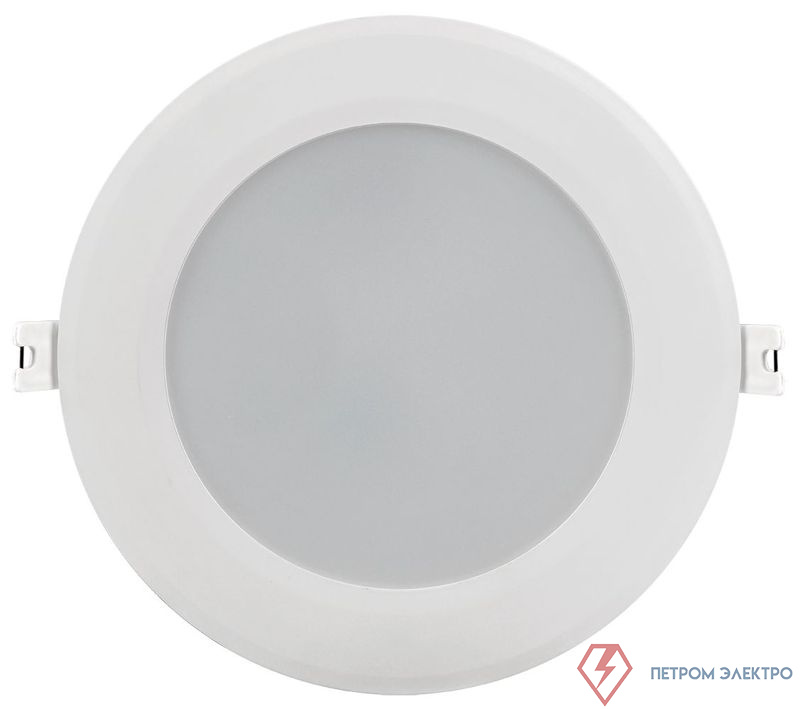 Светильник светодиодный ДВО 1714 12Вт 6500К IP40 даунлайт встраив. круг бел. IEK LDVO0-1714-12-6500-K01