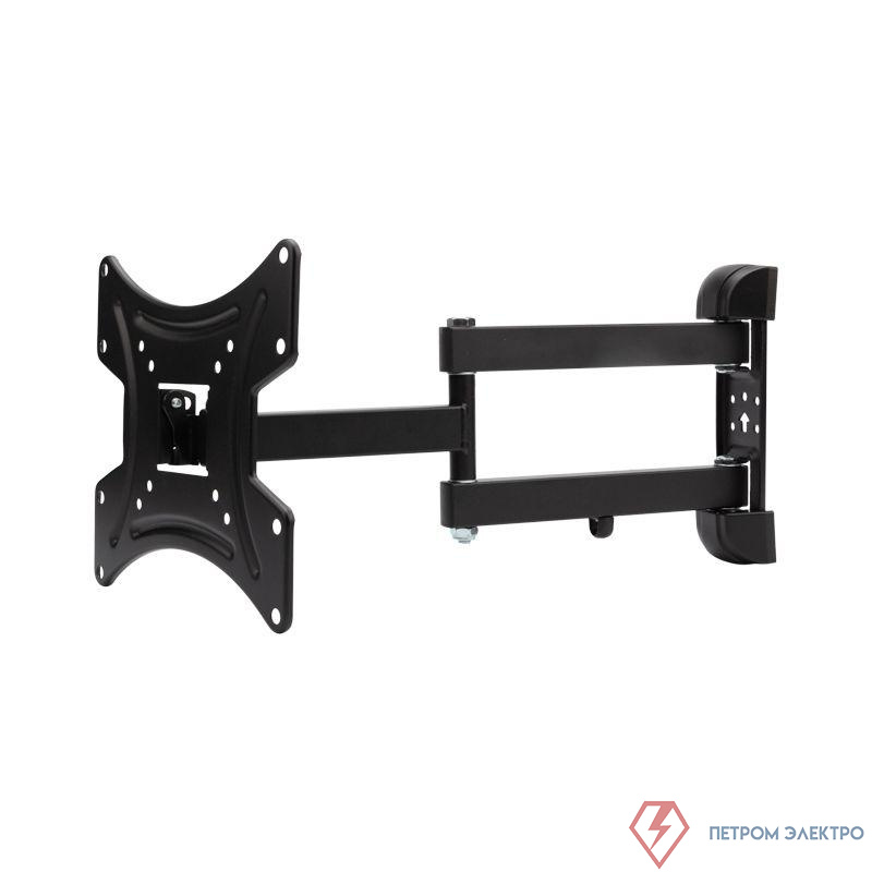 Кронштейн для телевизора 13-43дюйм наклонно-поворотный 2 колена Rexant 38-0070
