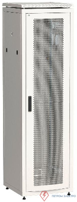 Шкаф сетевой 19дюйм LINEA N 47U 600х600мм перфорированная передняя дверь сер. ITK LN35-47U66-P