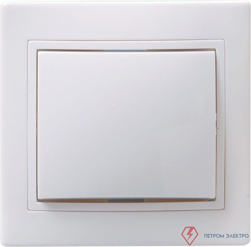 Выключатель 1-кл. СП Кварта 10А IP20 ВС10-1-0-КБ бел. GENERICA EVK10-K01-10-DM