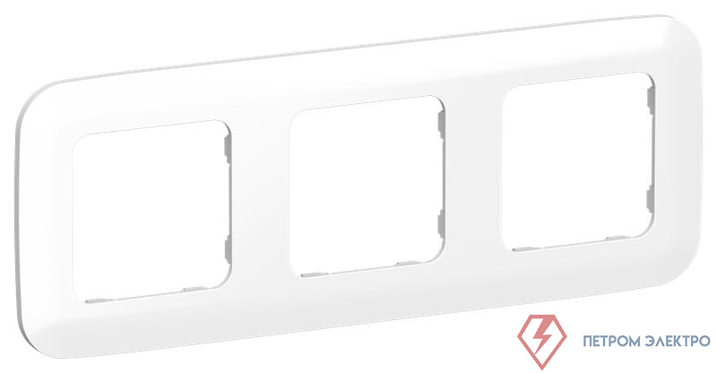 Рамка 3-м СП FLITE РУ-3-А-ФлБ бел. IEK FI-M32-31-20-K01