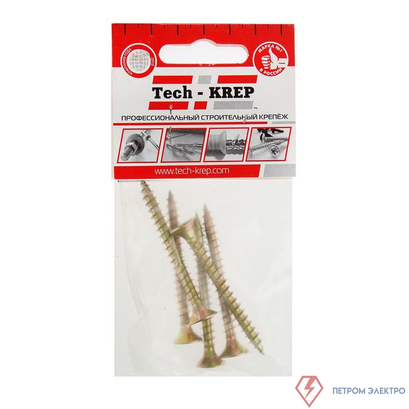 Саморез ШУж с потайн. головкой 6.0х60 (уп.5шт) Zitar 102519