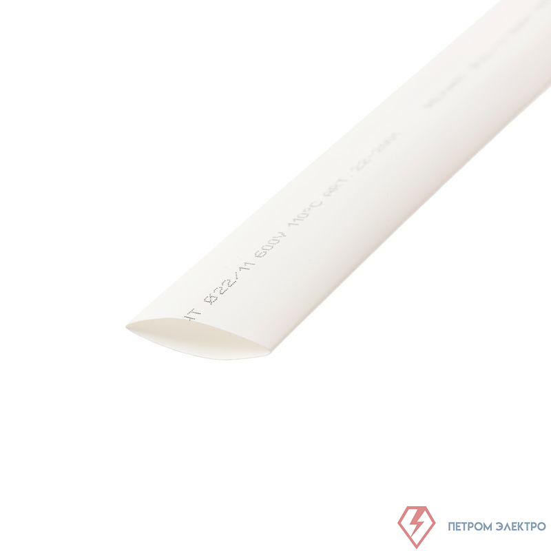 Трубка термоусадочная ТУТ нг 22.0/11.0 бел. 1м REXANT 22-2001