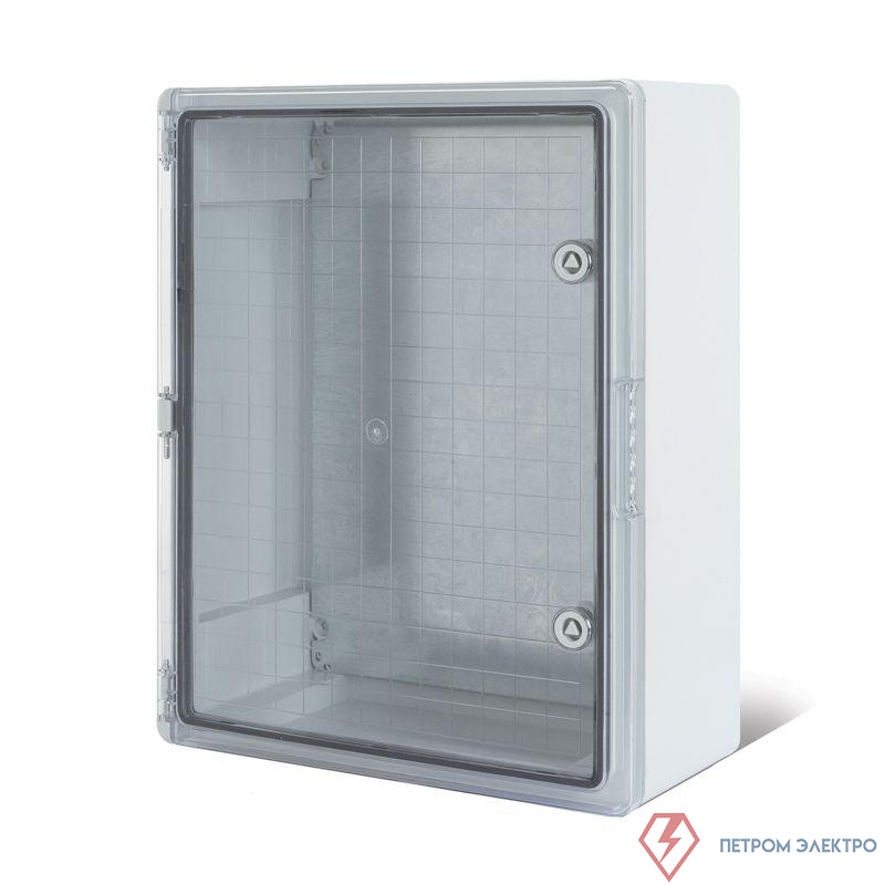 Корпус ЩМПп 350х250х150 УХЛ1 IP65 с прозр. дверцей и монтажн. панелью ABS пластик. Rexant 11-0411