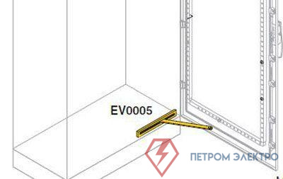 Фиксатор двери в открытом положении ABB EV0005