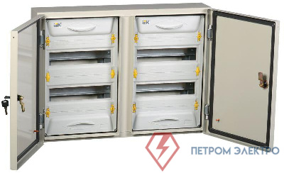 Корпус металлический ЩРн-2х24з-1 У2 IP54 PRO IEK MKM16-N-2X24-54-ZU