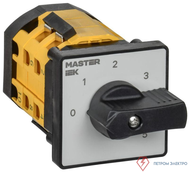 Переключатель кулачковый 10А (сх. 110) стандартная рукоятка IEK MI-CS10-010-110