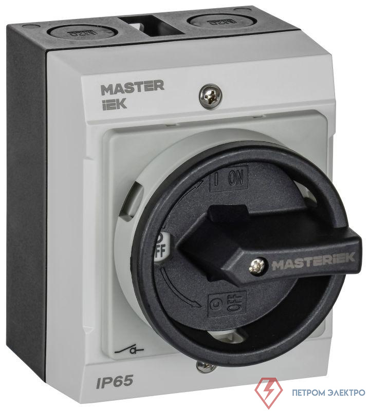 Переключатель кулачковый 16А (сх. 90) в боксе закрытая рукоятка IEK MI-CS21-016-090