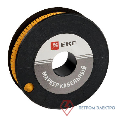 Маркер каб. 4.0кв.мм &quot;L&quot; (ЕС-2) (уп.500шт) PROxima EKF plc-KM-4-L
