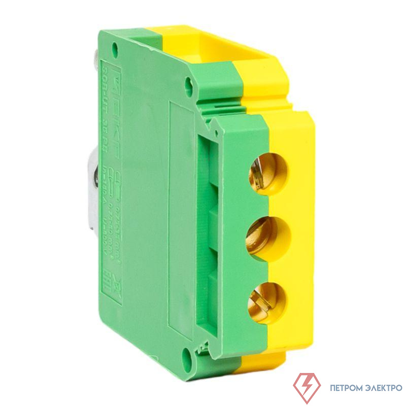 Колодка клеммная винтовая 35 UT земля EKF scr-ut-35-pe
